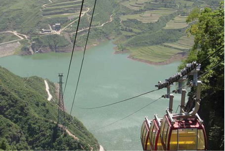  崆峒山纜車