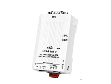 泓格科技新產(chǎn)品上市: tDS-718i-D1 口RS-232/422/485、Power 隔離及PoE供電的微型設(shè)備服務(wù)器