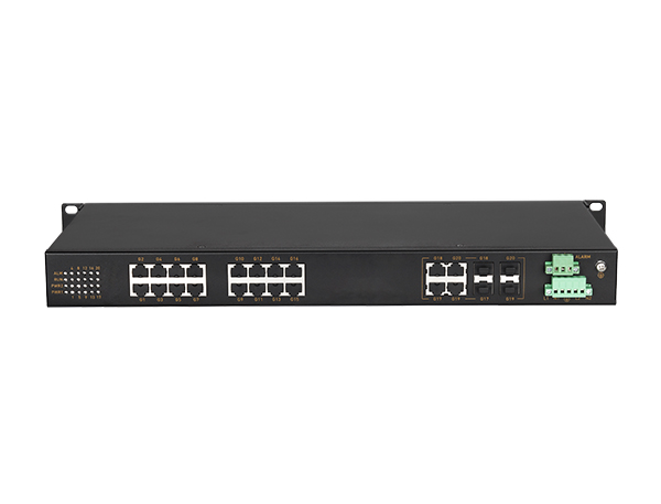 邁威通信MIEN3020G-4GC-16GT 20口二層全千兆機(jī)架式工業(yè)以太網(wǎng)交換機(jī)