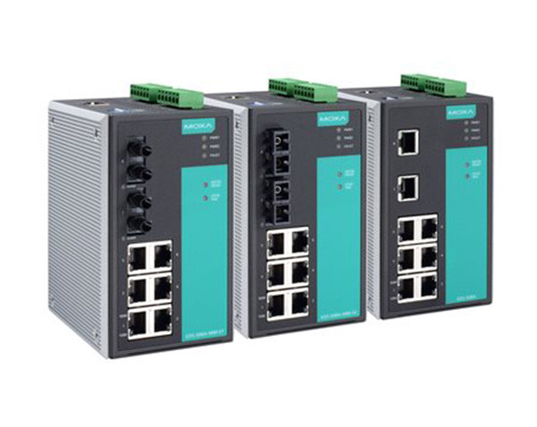 Moxa EDS-500A/G500 系列網(wǎng)管型工業(yè)以太網(wǎng)交換機(jī) EDS-508A