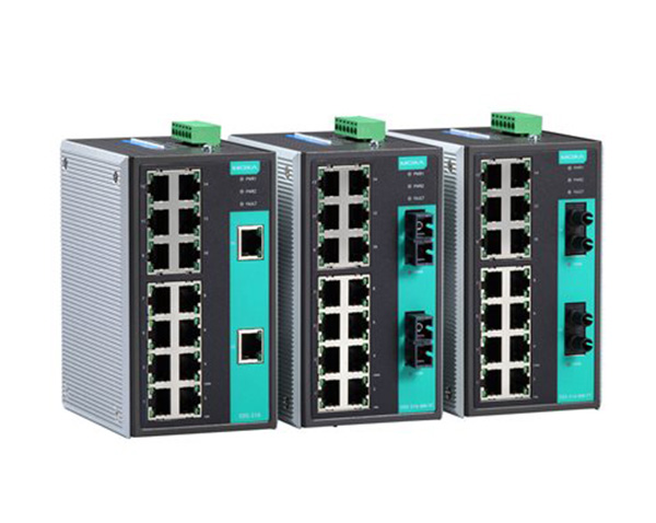 Moxa EDS-300/G300 系列工業(yè)以太網(wǎng)交換機 EDS-316